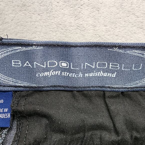 Vintage 90s BandolinoBlu Jeans Womens 10 Blue Stretch Denim Mid Rise Crop Capri - Picture 7 of 13
